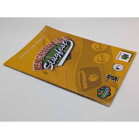Ken Griffey Jr's Slugfest (Nintendo 64 N64, 1999) Manual Only No Game - Picture 3 of 6